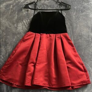 Black and Red Dress